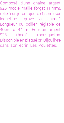 Drôle de créations de Bijoux Fantaisie, c'est un design inattendu que nous réservait Stephanie Ducauroix. Créé avec passion, ces Bijoux Fantaisie en Argent sauront combler chaque Femme amateur de bijoux et accessoires originaux. Il en reste 4 exemplaires, commandez rapidement. Le bijou vous sera expédié directement du site www.lespoulettes-bijoux.fr.