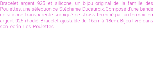 Drôle de créations de Bijoux Fantaisie, c'est un design inattendu que nous réservait Stephanie Ducauroix. Créé avec passion, ces Bijoux Fantaisie en Swarovski Strass sauront combler chaque Femme amateur de bijoux et accessoires originaux. Il en reste 1 exemplaire, commandez rapidement. Le bijou vous sera expédié directement du site www.lespoulettes-bijoux.fr, dans son écrin bleu turquoise original.