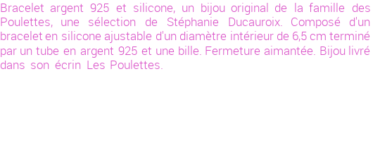 Drôle de créations de Bijoux Fantaisie, c'est un design inattendu que nous réservait Stephanie Ducauroix. Créé avec passion, ces Bijoux Fantaisie en Argent sauront combler chaque Femme amateur de bijoux et accessoires originaux. Il en reste 6 exemplaires, commandez rapidement. Le bijou vous sera expédié directement du site www.lespoulettes-bijoux.fr, dans son écrin bleu turquoise original.