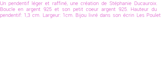 Drôle de créations de Bijoux Fantaisie, c'est un design inattendu que nous réservait Stephanie Ducauroix. Créé avec passion, ces Bijoux Fantaisie en Argent sauront combler chaque Femme amateur de bijoux et accessoires originaux. Il en reste 5 exemplaires, commandez rapidement. Le bijou vous sera expédié directement du site www.lespoulettes-bijoux.fr, dans son écrin bleu turquoise original.