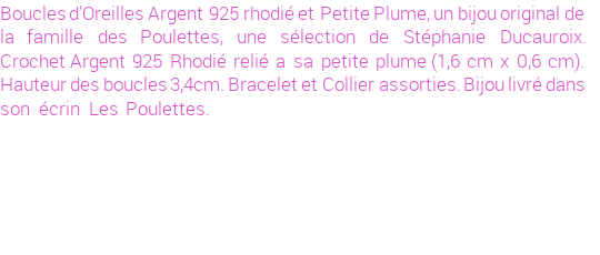 Drôle de créations de Bijoux Fantaisie, c'est un design inattendu que nous réservait Stephanie Ducauroix. Créé avec passion, ces Bijoux Fantaisie en Argent sauront combler chaque Femme amateur de bijoux et accessoires originaux. Il en reste 2 exemplaires, commandez rapidement. Le bijou vous sera expédié directement du site www.lespoulettes-bijoux.fr, dans son écrin bleu turquoise original.