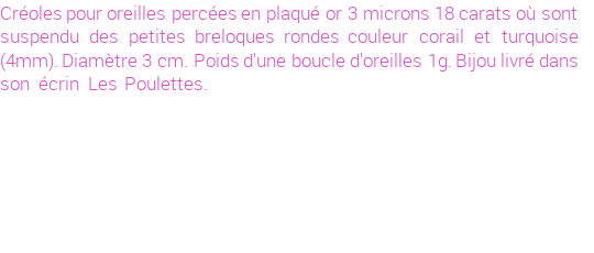 Drôle de créations de Bijoux Fantaisie, c'est un design inattendu que nous réservait Stephanie Ducauroix. Créé avec passion, ces Bijoux Fantaisie en Plaqué Or sauront combler chaque Femme amateur de bijoux et accessoires originaux. Il en reste 5 exemplaires, commandez rapidement. Le bijou vous sera expédié directement du site www.lespoulettes-bijoux.fr, dans son écrin bleu turquoise original.