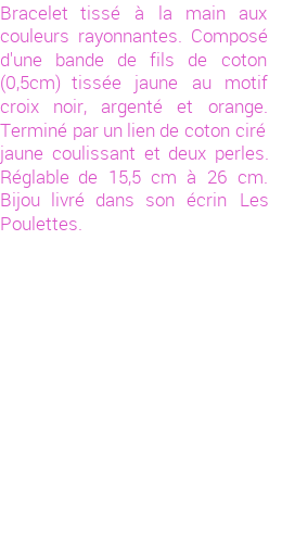 Drôle de créations de Bijoux Fantaisie, c'est un design inattendu que nous réservait Stephanie Ducauroix. Créé avec passion, ces Bijoux Fantaisie en Coton sauront combler chaque Femme amateur de bijoux et accessoires originaux. Il en reste 3 exemplaires, commandez rapidement. Le bijou vous sera expédié directement du site www.lespoulettes-bijoux.fr.