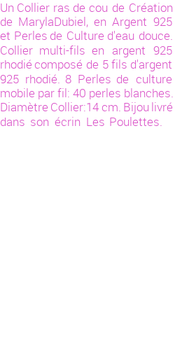Drôle de créations de Bijoux Fantaisie, c'est un design inattendu que nous réservait Maryla Dubiel. Créé avec passion, ces Bijoux Fantaisie en Perles de Culture sauront combler chaque Femme amateur de bijoux et accessoires originaux. Il en reste 2 exemplaires, commandez rapidement. Le bijou vous sera expédié directement du site www.lespoulettes-bijoux.fr, dans son écrin bleu turquoise original.