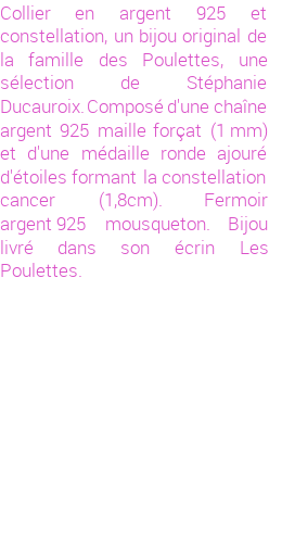 Drôle de créations de Bijoux Fantaisie, c'est un design inattendu que nous réservait Stephanie Ducauroix. Créé avec passion, ces Bijoux Fantaisie en Argent sauront combler chaque Femme amateur de bijoux et accessoires originaux. Il en reste 10 exemplaires, commandez rapidement. Le bijou vous sera expédié directement du site www.lespoulettes-bijoux.fr, dans son écrin bleu turquoise original.