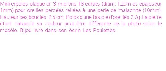 Drôle de créations de Bijoux Fantaisie, c'est un design inattendu que nous réservait Stephanie Ducauroix. Créé avec passion, ces Bijoux Fantaisie en Plaqué Or sauront combler chaque Femme amateur de bijoux et accessoires originaux. Il en reste 2 exemplaires, commandez rapidement. Le bijou vous sera expédié directement du site www.lespoulettes-bijoux.fr.
