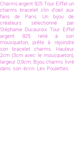 Drôle de créations de Bijoux Fantaisie, c'est un design inattendu que nous réservait Stephanie Ducauroix. Créé avec passion, ces Bijoux Fantaisie en Argent sauront combler chaque Femme amateur de bijoux et accessoires originaux. Il en reste 2 exemplaires, commandez rapidement. Le bijou vous sera expédié directement du site www.lespoulettes-bijoux.fr, dans son écrin bleu turquoise original.