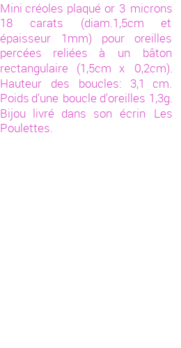 Drôle de créations de Bijoux Fantaisie, c'est un design inattendu que nous réservait Stephanie Ducauroix. Créé avec passion, ces Bijoux Fantaisie en Plaqué Or sauront combler chaque Femme amateur de bijoux et accessoires originaux. Il en reste 2 exemplaires, commandez rapidement. Le bijou vous sera expédié directement du site www.lespoulettes-bijoux.fr.