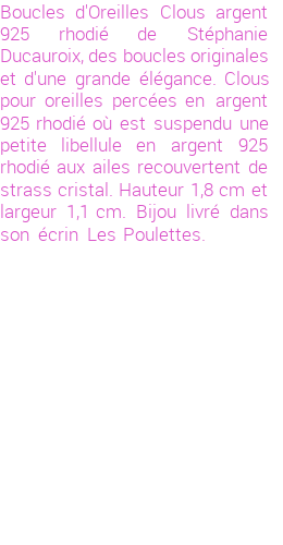 Drôle de créations de Bijoux Fantaisie, c'est un design inattendu que nous réservait Stephanie Ducauroix. Créé avec passion, ces Bijoux Fantaisie en Argent sauront combler chaque Femme amateur de bijoux et accessoires originaux. Il en reste 7 exemplaires, commandez rapidement. Le bijou vous sera expédié directement du site www.lespoulettes-bijoux.fr, dans son écrin bleu turquoise original.