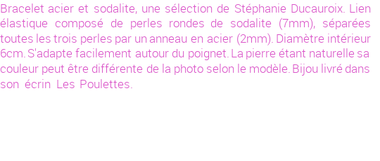 Drôle de créations de Bijoux Fantaisie, c'est un design inattendu que nous réservait Stephanie Ducauroix. Créé avec passion, ces Bijoux Fantaisie en Acier sauront combler chaque Femme amateur de bijoux et accessoires originaux. Il en reste 1 exemplaire, commandez rapidement. Le bijou vous sera expédié directement du site www.lespoulettes-bijoux.fr, dans son écrin bleu turquoise original.