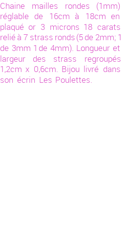 Drôle de créations de Bijoux Fantaisie, c'est un design inattendu que nous réservait Stephanie Ducauroix. Créé avec passion, ces Bijoux Fantaisie en Plaqué Or sauront combler chaque Femme amateur de bijoux et accessoires originaux. Il en reste 1 exemplaire, commandez rapidement. Le bijou vous sera expédié directement du site www.lespoulettes-bijoux.fr.