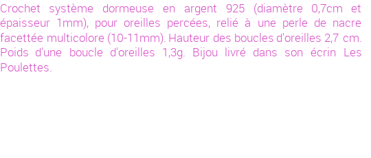 Drôle de créations de Bijoux Fantaisie, c'est un design inattendu que nous réservait Stephanie Ducauroix. Créé avec passion, ces Bijoux Fantaisie en Nacre sauront combler chaque Femme amateur de bijoux et accessoires originaux. Il en reste 1 exemplaire, commandez rapidement. Le bijou vous sera expédié directement du site www.lespoulettes-bijoux.fr.