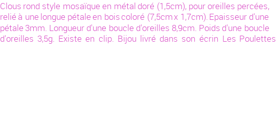 Drôle de créations de Bijoux Fantaisie, c'est un design inattendu que nous réservait Stephanie Ducauroix. Créé avec passion, ces Bijoux Fantaisie en  sauront combler chaque Femme amateur de bijoux et accessoires originaux. De couleur Multicolore, il possède les dimensions suivantes. Longueur de 90mm. Largeur de 17mm. Diamètre de 15mm. Il en reste 6 exemplaires, commandez rapidement. Le bijou vous sera expédié directement du site www.lespoulettes-bijoux.fr.
