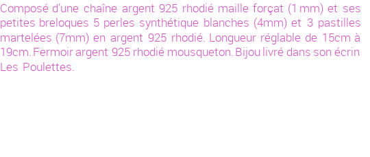 Drôle de créations de Bijoux Fantaisie, c'est un design inattendu que nous réservait Stephanie Ducauroix. Créé avec passion, ces Bijoux Fantaisie en Argent sauront combler chaque Femme amateur de bijoux et accessoires originaux. Il en reste 1 exemplaire, commandez rapidement. Le bijou vous sera expédié directement du site www.lespoulettes-bijoux.fr.