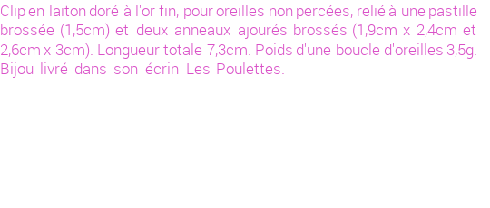 Drôle de créations de Bijoux Fantaisie, c'est un design inattendu que nous réservait Stephanie Ducauroix. Créé avec passion, ces Bijoux Fantaisie en  sauront combler chaque Femme amateur de bijoux et accessoires originaux. Il en reste 35 exemplaires, commandez rapidement. Le bijou vous sera expédié directement du site www.lespoulettes-bijoux.fr.