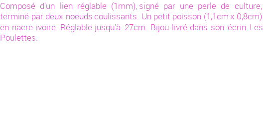 Drôle de créations de Bijoux Fantaisie, c'est un design inattendu que nous réservait Stephanie Ducauroix. Créé avec passion, ces Bijoux Fantaisie en Nacre sauront combler chaque Femme amateur de bijoux et accessoires originaux. Il en reste 12 exemplaires, commandez rapidement. Le bijou vous sera expédié directement du site www.lespoulettes-bijoux.fr.