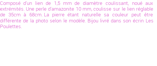Drôle de créations de Bijoux Fantaisie, c'est un design inattendu que nous réservait Stephanie Ducauroix. Créé avec passion, ces Bijoux Fantaisie en Pierres Fines sauront combler chaque Femme amateur de bijoux et accessoires originaux. Il en reste 1 exemplaire, commandez rapidement. Le bijou vous sera expédié directement du site www.lespoulettes-bijoux.fr.