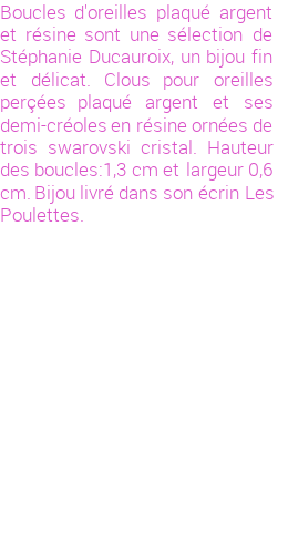 Drôle de créations de Bijoux Fantaisie, c'est un design inattendu que nous réservait Stephanie Ducauroix. Créé avec passion, ces Bijoux Fantaisie en Swarovski Strass sauront combler chaque Femme amateur de bijoux et accessoires originaux. Il en reste 1 exemplaire, commandez rapidement. Le bijou vous sera expédié directement du site www.lespoulettes-bijoux.fr, dans son écrin bleu turquoise original.