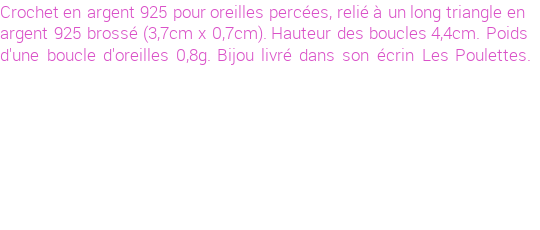 Drôle de créations de Bijoux Fantaisie, c'est un design inattendu que nous réservait Stephanie Ducauroix. Créé avec passion, ces Bijoux Fantaisie en Argent sauront combler chaque Femme amateur de bijoux et accessoires originaux. Il en reste 16 exemplaires, commandez rapidement. Le bijou vous sera expédié directement du site www.lespoulettes-bijoux.fr.