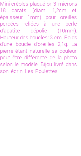 Drôle de créations de Bijoux Fantaisie, c'est un design inattendu que nous réservait Stephanie Ducauroix. Créé avec passion, ces Bijoux Fantaisie en Plaqué Or sauront combler chaque Femme amateur de bijoux et accessoires originaux. Il en reste 1 exemplaire, commandez rapidement. Le bijou vous sera expédié directement du site www.lespoulettes-bijoux.fr.