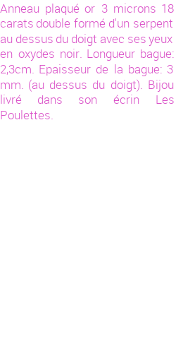 Drôle de créations de Bijoux Fantaisie, c'est un design inattendu que nous réservait Stephanie Ducauroix. Créé avec passion, ces Bijoux Fantaisie en Plaqué Or sauront combler chaque Femme amateur de bijoux et accessoires originaux. Il en reste 2 exemplaires, commandez rapidement. Le bijou vous sera expédié directement du site www.lespoulettes-bijoux.fr.