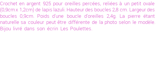 Drôle de créations de Bijoux Fantaisie, c'est un design inattendu que nous réservait Stephanie Ducauroix. Créé avec passion, ces Bijoux Fantaisie en Argent sauront combler chaque Femme amateur de bijoux et accessoires originaux. Il en reste 1 exemplaire, commandez rapidement. Le bijou vous sera expédié directement du site www.lespoulettes-bijoux.fr.