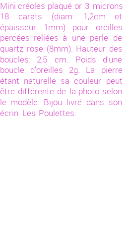 Drôle de créations de Bijoux Fantaisie, c'est un design inattendu que nous réservait Stephanie Ducauroix. Créé avec passion, ces Bijoux Fantaisie en Plaqué Or sauront combler chaque Femme amateur de bijoux et accessoires originaux. Il en reste 1 exemplaire, commandez rapidement. Le bijou vous sera expédié directement du site www.lespoulettes-bijoux.fr.