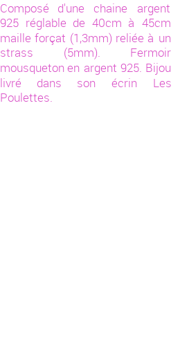 Drôle de créations de Bijoux Fantaisie, c'est un design inattendu que nous réservait Stephanie Ducauroix. Créé avec passion, ces Bijoux Fantaisie en Argent sauront combler chaque Femme amateur de bijoux et accessoires originaux. Il en reste 88 exemplaires, commandez rapidement. Le bijou vous sera expédié directement du site www.lespoulettes-bijoux.fr.