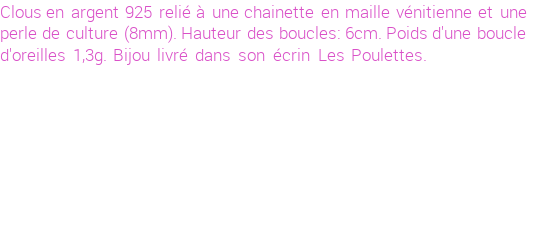 Drôle de créations de Bijoux Fantaisie, c'est un design inattendu que nous réservait Stephanie Ducauroix. Créé avec passion, ces Bijoux Fantaisie en Perles de Culture sauront combler chaque Femme amateur de bijoux et accessoires originaux. Il en reste 4 exemplaires, commandez rapidement. Le bijou vous sera expédié directement du site www.lespoulettes-bijoux.fr.