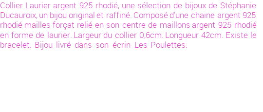 Drôle de créations de Bijoux Fantaisie, c'est un design inattendu que nous réservait Stephanie Ducauroix. Créé avec passion, ces Bijoux Fantaisie en Argent sauront combler chaque Femme amateur de bijoux et accessoires originaux. Il en reste 1 exemplaire, commandez rapidement. Le bijou vous sera expédié directement du site www.lespoulettes-bijoux.fr, dans son écrin bleu turquoise original.