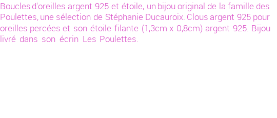 Drôle de créations de Bijoux Fantaisie, c'est un design inattendu que nous réservait Stephanie Ducauroix. Créé avec passion, ces Bijoux Fantaisie en Argent sauront combler chaque Femme amateur de bijoux et accessoires originaux. Il en reste 23 exemplaires, commandez rapidement. Le bijou vous sera expédié directement du site www.lespoulettes-bijoux.fr, dans son écrin bleu turquoise original.