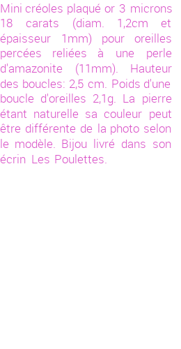 Drôle de créations de Bijoux Fantaisie, c'est un design inattendu que nous réservait Stephanie Ducauroix. Créé avec passion, ces Bijoux Fantaisie en Plaqué Or sauront combler chaque Femme amateur de bijoux et accessoires originaux. Il en reste 1 exemplaire, commandez rapidement. Le bijou vous sera expédié directement du site www.lespoulettes-bijoux.fr.