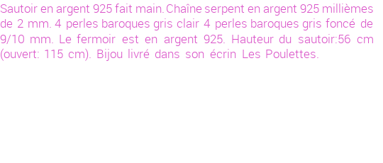 Drôle de créations de Bijoux Fantaisie, c'est un design inattendu que nous réservait Maryla Dubiel. Créé avec passion, ces Bijoux Fantaisie en Perles de Culture sauront combler chaque Femme amateur de bijoux et accessoires originaux. Il en reste 1 exemplaire, commandez rapidement. Le bijou vous sera expédié directement du site www.lespoulettes-bijoux.fr, dans son écrin bleu turquoise original.