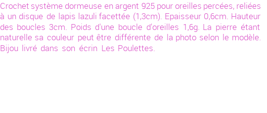 Drôle de créations de Bijoux Fantaisie, c'est un design inattendu que nous réservait Stephanie Ducauroix. Créé avec passion, ces Bijoux Fantaisie en Argent sauront combler chaque Femme amateur de bijoux et accessoires originaux. De couleur Bleu, il possède les dimensions suivantes. Longueur de 30mm. Largeur de 6mm. Diamètre de 13mm. Il en reste 1 exemplaire, commandez rapidement. Le bijou vous sera expédié directement du site www.lespoulettes-bijoux.fr.