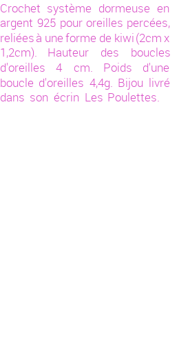 Drôle de créations de Bijoux Fantaisie, c'est un design inattendu que nous réservait Stephanie Ducauroix. Créé avec passion, ces Bijoux Fantaisie en Argent sauront combler chaque Femme amateur de bijoux et accessoires originaux. Il en reste 3 exemplaires, commandez rapidement. Le bijou vous sera expédié directement du site www.lespoulettes-bijoux.fr.