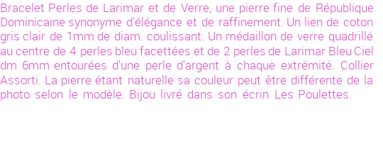 Drôle de créations de Bijoux Fantaisie, c'est un design inattendu que nous réservait Stephanie Ducauroix. Créé avec passion, ces Bijoux Fantaisie en Larimar sauront combler chaque Femme amateur de bijoux et accessoires originaux. Il en reste 1 exemplaire, commandez rapidement. Le bijou vous sera expédié directement du site www.lespoulettes-bijoux.fr, dans son écrin bleu turquoise original.