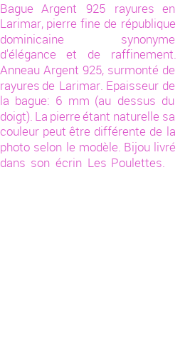 Drôle de créations de Bijoux Fantaisie, c'est un design inattendu que nous réservait Stephanie Ducauroix. Créé avec passion, ces Bijoux Fantaisie en Larimar sauront combler chaque Femme amateur de bijoux et accessoires originaux. Il en reste 4 exemplaires, commandez rapidement. Le bijou vous sera expédié directement du site www.lespoulettes-bijoux.fr, dans son écrin bleu turquoise original.