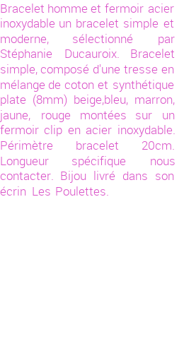 Drôle de créations de Bijoux Fantaisie, c'est un design inattendu que nous réservait Stephanie Ducauroix. Créé avec passion, ces Bijoux Fantaisie en Textile sauront combler chaque Homme amateur de bijoux et accessoires originaux. Il en reste 2 exemplaires, commandez rapidement. Le bijou vous sera expédié directement du site www.lespoulettes-bijoux.fr, dans son écrin bleu turquoise original.