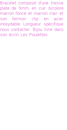 Drôle de créations de Bijoux Fantaisie, c'est un design inattendu que nous réservait Stephanie Ducauroix. Créé avec passion, ces Bijoux Fantaisie en Cuir sauront combler chaque Femme amateur de bijoux et accessoires originaux. Il en reste 6 exemplaires, commandez rapidement. Le bijou vous sera expédié directement du site www.lespoulettes-bijoux.fr.