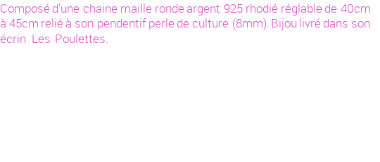 Drôle de créations de Bijoux Fantaisie, c'est un design inattendu que nous réservait Stephanie Ducauroix. Créé avec passion, ces Bijoux Fantaisie en Perles de Culture sauront combler chaque Femme amateur de bijoux et accessoires originaux. Il en reste 4 exemplaires, commandez rapidement. Le bijou vous sera expédié directement du site www.lespoulettes-bijoux.fr.