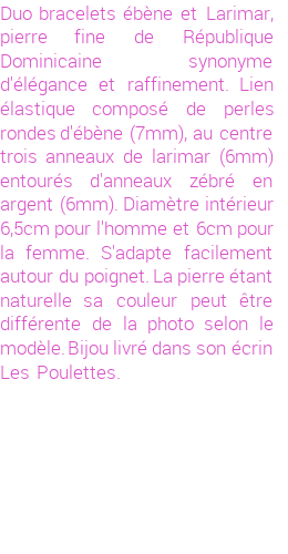 Drôle de créations de Bijoux Fantaisie, c'est un design inattendu que nous réservait Stephanie Ducauroix. Créé avec passion, ces Bijoux Fantaisie en Larimar sauront combler chaque Femme amateur de bijoux et accessoires originaux. Il en reste 2 exemplaires, commandez rapidement. Le bijou vous sera expédié directement du site www.lespoulettes-bijoux.fr, dans son écrin bleu turquoise original.