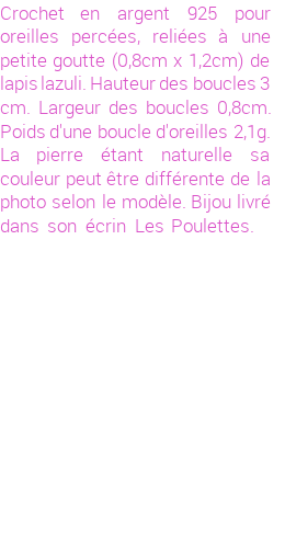 Drôle de créations de Bijoux Fantaisie, c'est un design inattendu que nous réservait Stephanie Ducauroix. Créé avec passion, ces Bijoux Fantaisie en Argent sauront combler chaque Femme amateur de bijoux et accessoires originaux. Il en reste 2 exemplaires, commandez rapidement. Le bijou vous sera expédié directement du site www.lespoulettes-bijoux.fr.