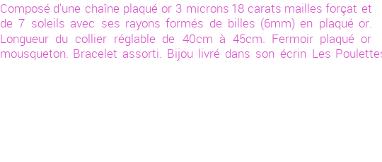 Drôle de créations de Bijoux Fantaisie, c'est un design inattendu que nous réservait Stephanie Ducauroix. Créé avec passion, ces Bijoux Fantaisie en Plaqué Or sauront combler chaque Femme amateur de bijoux et accessoires originaux. Il en reste 1 exemplaire, commandez rapidement. Le bijou vous sera expédié directement du site www.lespoulettes-bijoux.fr.