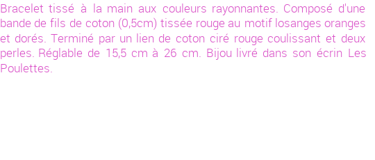 Drôle de créations de Bijoux Fantaisie, c'est un design inattendu que nous réservait Stephanie Ducauroix. Créé avec passion, ces Bijoux Fantaisie en Coton sauront combler chaque Femme amateur de bijoux et accessoires originaux. Il en reste 6 exemplaires, commandez rapidement. Le bijou vous sera expédié directement du site www.lespoulettes-bijoux.fr.