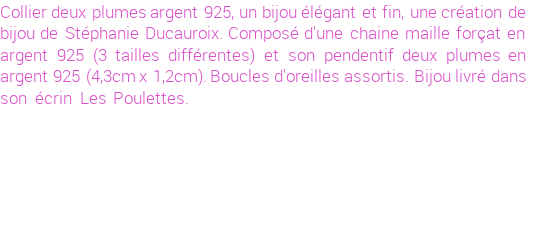 Drôle de créations de Bijoux Fantaisie, c'est un design inattendu que nous réservait Stephanie Ducauroix. Créé avec passion, ces Bijoux Fantaisie en Argent sauront combler chaque Femme amateur de bijoux et accessoires originaux. Il en reste 3 exemplaires, commandez rapidement. Le bijou vous sera expédié directement du site www.lespoulettes-bijoux.fr, dans son écrin bleu turquoise original.