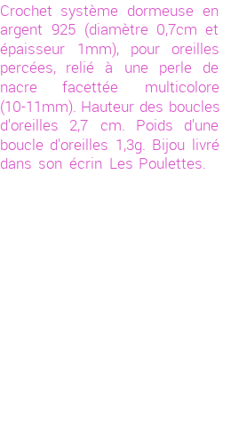 Drôle de créations de Bijoux Fantaisie, c'est un design inattendu que nous réservait Stephanie Ducauroix. Créé avec passion, ces Bijoux Fantaisie en Nacre sauront combler chaque Femme amateur de bijoux et accessoires originaux. Il en reste 1 exemplaire, commandez rapidement. Le bijou vous sera expédié directement du site www.lespoulettes-bijoux.fr.