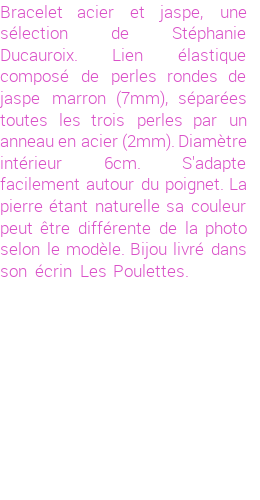 Drôle de créations de Bijoux Fantaisie, c'est un design inattendu que nous réservait Stephanie Ducauroix. Créé avec passion, ces Bijoux Fantaisie en Acier sauront combler chaque Femme amateur de bijoux et accessoires originaux. Il en reste 1 exemplaire, commandez rapidement. Le bijou vous sera expédié directement du site www.lespoulettes-bijoux.fr, dans son écrin bleu turquoise original.