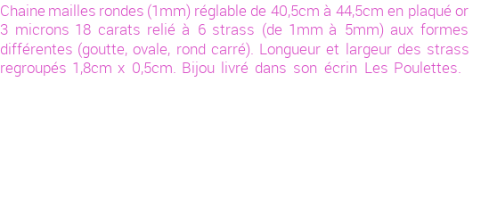 Drôle de créations de Bijoux Fantaisie, c'est un design inattendu que nous réservait Stephanie Ducauroix. Créé avec passion, ces Bijoux Fantaisie en Plaqué Or sauront combler chaque Femme amateur de bijoux et accessoires originaux. Il en reste 1 exemplaire, commandez rapidement. Le bijou vous sera expédié directement du site www.lespoulettes-bijoux.fr.
