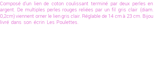 Drôle de créations de Bijoux Fantaisie, c'est un design inattendu que nous réservait Stephanie Ducauroix. Créé avec passion, ces Bijoux Fantaisie en Coton sauront combler chaque Femme amateur de bijoux et accessoires originaux. Il en reste 1 exemplaire, commandez rapidement. Le bijou vous sera expédié directement du site www.lespoulettes-bijoux.fr, dans son écrin bleu turquoise original.