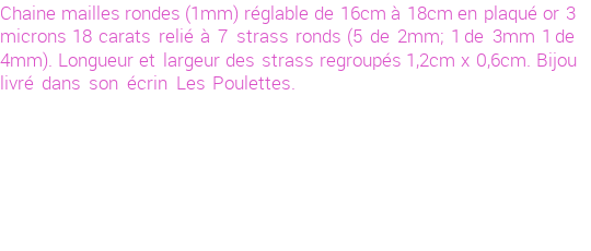 Drôle de créations de Bijoux Fantaisie, c'est un design inattendu que nous réservait Stephanie Ducauroix. Créé avec passion, ces Bijoux Fantaisie en Plaqué Or sauront combler chaque Femme amateur de bijoux et accessoires originaux. Il en reste 1 exemplaire, commandez rapidement. Le bijou vous sera expédié directement du site www.lespoulettes-bijoux.fr.